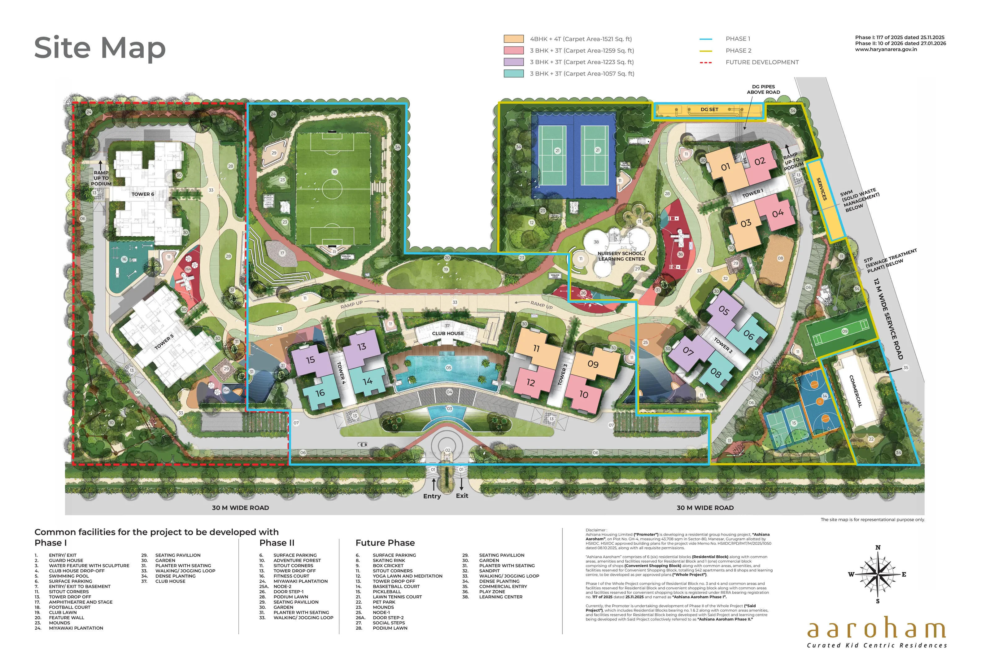 Ashiana Aaroham Site Layout