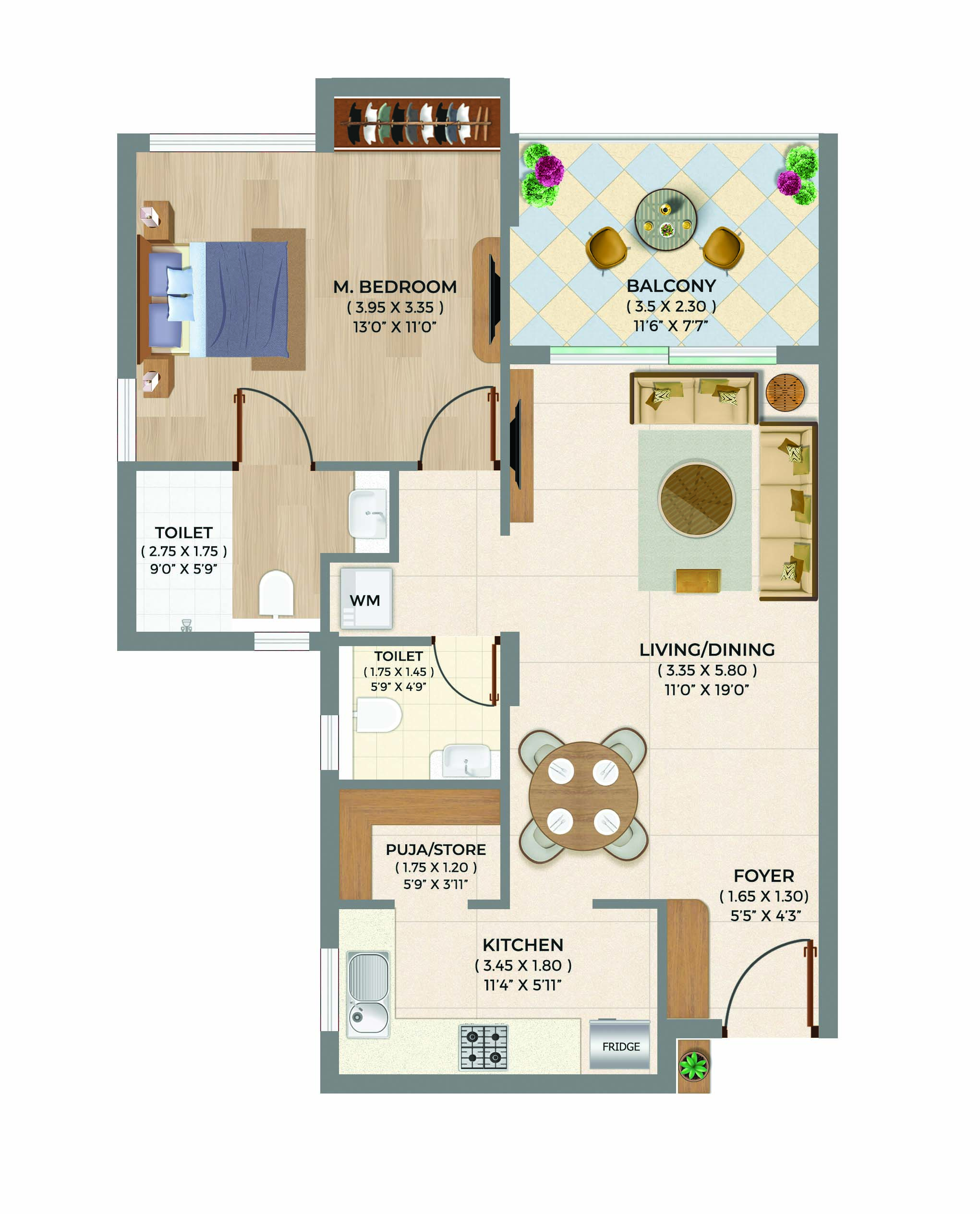 1 BHK