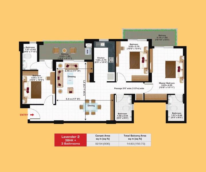 3BHK